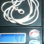 9.10 Grams .925 Sterling Silver Snake Design Necklace Length 18" Width 1mm