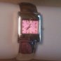 Marco Max Cuff Watch Quartz Ladies Silver Tone NEEDS Replacement Battery