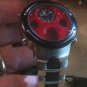 Men's Quemex Quartz Watch Silver Tone & Black Band NEEDS Replacement Battery