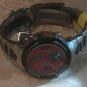 Men's Quemex Quartz Watch Silver Tone & Black Band NEEDS Replacement Battery