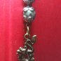 Bookmark Dangling Jasper Beads & Dragon Silver & Bronze Tone Findings "Handmade"