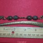 Bookmark Dangling Jasper Beads & Dragon Silver & Bronze Tone Findings "Handmade"