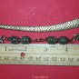 Bookmark Dangling Jasper Beads & Dragon Silver & Bronze Tone Findings "Handmade"