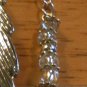 Silver Tone LARGE 4.5" Leaf Bookmark with Dangling Harley HD Charm Handmade