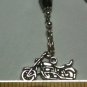 MINI Leaf Bookmark with Hematite Bead & Antique SilverTone Harley HD Charm,Beads