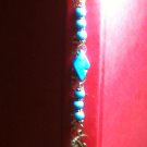 Handmade Antique Bronze Tone Butterfly Mini Bookmark Fairy Charm & Ceramic Beads