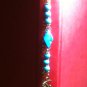 Handmade Antique Bronze Tone Butterfly Mini Bookmark Fairy Charm & Ceramic Beads