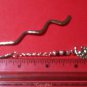 Silver Tone Beaded Mini Bookmark w/Dangling Fairy/Crescent Moon/Star Handmade
