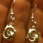 PETITE Twin Drop Dolphin Dangle Earrings Hanfmade 925 Sterling Silver SHIPS FREE