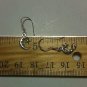 PETITE Crescent Moon & Star Dangle Earrings 925 Sterling SIlver FREE SHIPPING