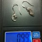 PETITE Crescent Moon & Star Dangle Earrings 925 Sterling SIlver FREE SHIPPING