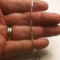 925 Sterling Silver Diamond Solitaire Sliding Pendant with Necklace & Extender
