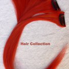 12"Red Human Hair Clip in Extensions 5pcs