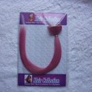 12"Pink Human Hair Clip in Extensions 5pcs