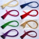 12" Colorful beautiful Remy Human Hair Clip In Extensions for Highlights
