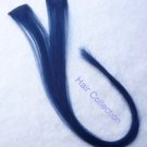 18"Blue Human Hair Clip In Extensions for Highlight (2pcs)
