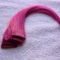 12" Hot Pink Human Hair Clip-On Extensions for Highlights(5pcs)