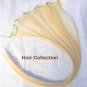 18" Blonde 100% Human Hair Clip In Extensions for Highlights