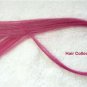 18"Hot Pink Human Hair Clip In Extensions for Highlight (2pcs)