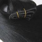 14"#1(Jet Black) Remy Human Hair Clip-In Extensions  Full Set- 9 pcs /120 grams