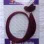 18" Burgundy- Human Hair Clip on in Extensions for highlights(5 pcs)