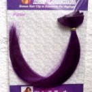 12" Purple 100% Human Hair Clip In Extensions for Highlights (5pcs)