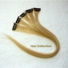 18" #27 Strawberry Blonde Human Hair Clip In  Extensions for Highlights(5pcs)