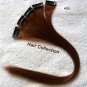 18" #33 Dark Auburn Remy Human Hair Clip on in Extensions for Highlights(5pcs)