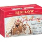 Bigelow GINGER Snappish Herbal Tea, Caffeine Free, 18 Bags, see description