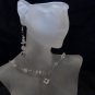 Rose Quarts  Necklace and Earing Set