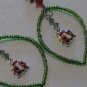 Lady Bug Necklace and Earing Set
