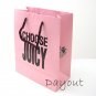 authentic Juicy Couture Small Pink Logo Gift Bag