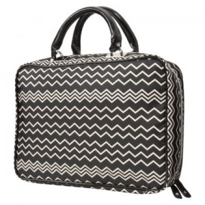 Missoni for Target Weekender black white zig zag Bag Carry On Case make-up tote