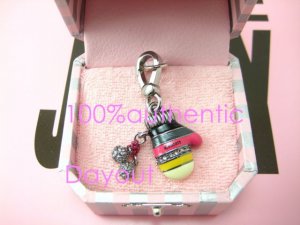 AUTHENTIC JUICY COUTURE Mitten Glove Silver Charm + Box