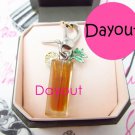 Authentic Juicy Couture Ice Tea Drink Silver Bracelet Charm YJRU4920 new in box