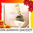 JUICY COUTURE pave STRAWBERRY WHIPPED CREAM gold CHARM