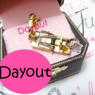 Authentic JUICY COUTURE Mousetrap Trap Gold Bracelet Charm YJRUO174 new in Box