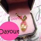 Juicy Couture Perfume Bottle Gold Charm for Bracelet Necklace new + box YJRU4270