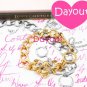 Authentic JUICY COUTURE Heart Bow Gold Starter Bracelet YJRU4593 new in box