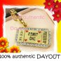 $48 JUICY COUTURE PAVE KISSING BOOTH TICKET GOLD CHARM
