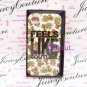 Authentic Juicy Couture FEELS LIKE rose shabby iPhone 4 4S Hard Case Cover