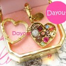 Juicy Couture Limited edition 2011 Box of chocolate Candy Gold Bracelet Charm