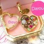 Juicy Couture Limited edition 2011 Box of chocolate Candy Gold Bracelet Charm