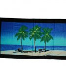 NEW Beach Towel Palm Trees FREE SHIP Large 60" x 30"