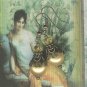Antique Brass and Gold Pearl Earrings