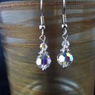 8mm Round Clear Crystal Swarovski Crystal Earring