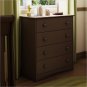South Shore Furniture Angel 4 Drawer Chest in Espresso Finish