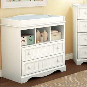 Andover Changing Table in White Finish