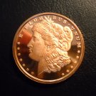 2011 MORGAN 1oz AVDP  .999 fine COPPER Coin