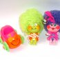 LIDDLE KIDDLES UPSY DOWNSY FOOZIE WOOZIE TINGLE DINGLE LOT w/ CAR